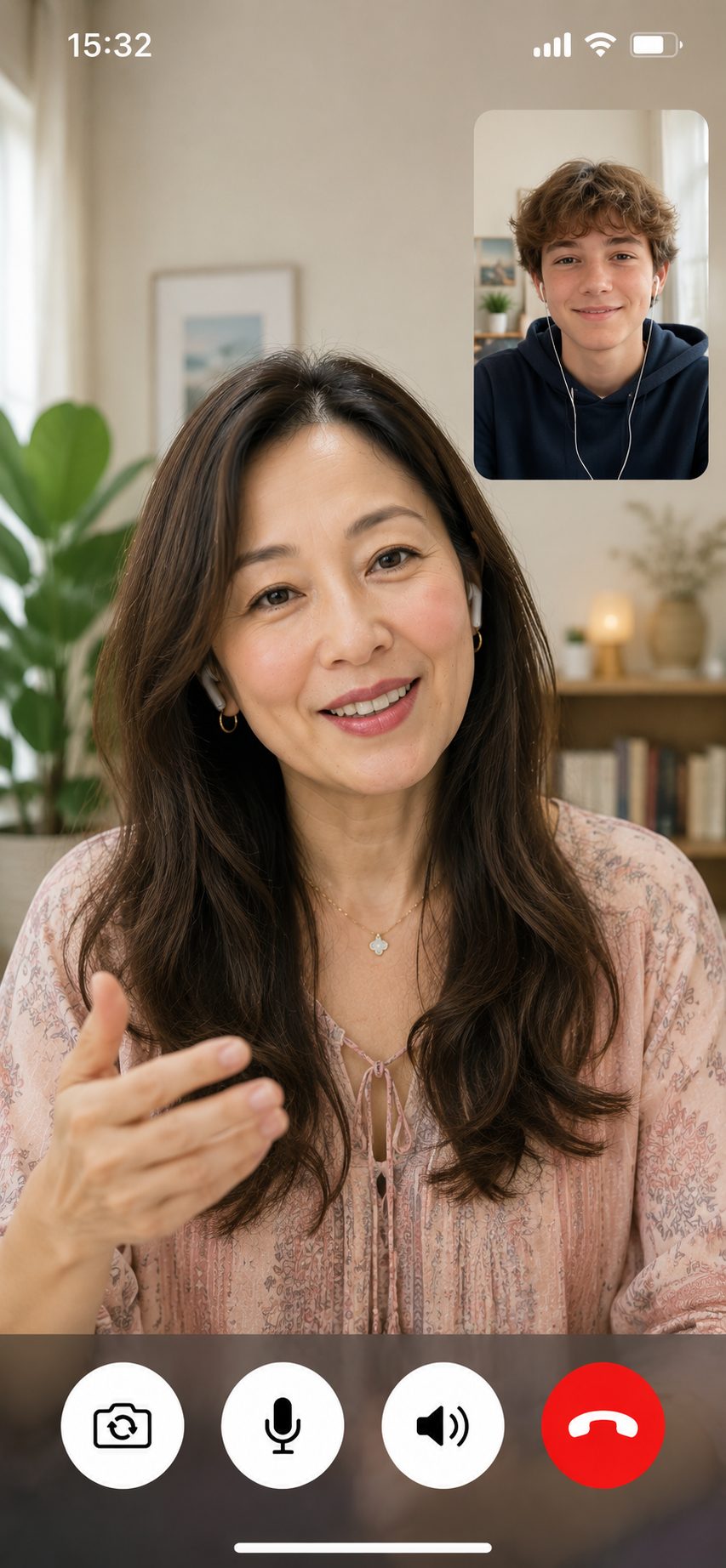 目的に合ったコースを探す様子